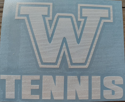 Warren Boys Tennis 4" Decals