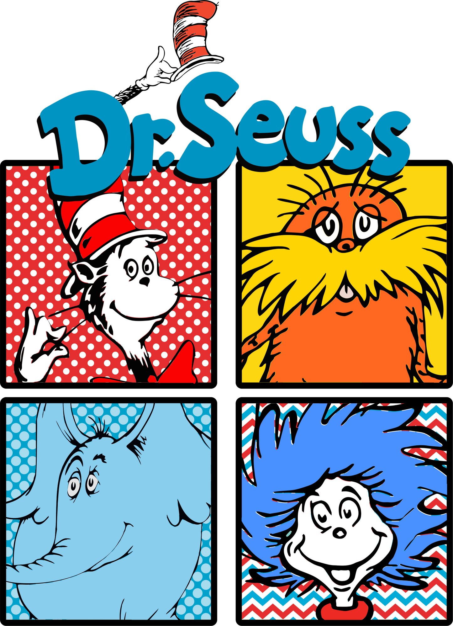 Dr. Suess DTF Transfers